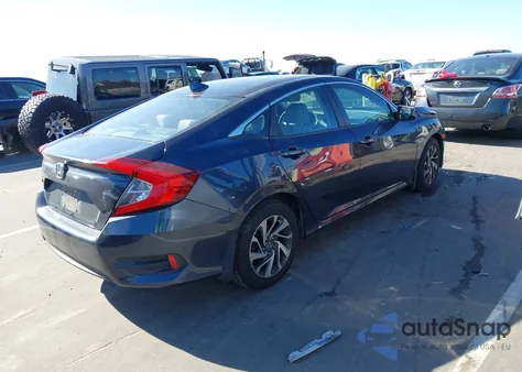 2017 Honda Civic Ex z USA, uszkodzony, nr VIN 19XFC2F74HE032339